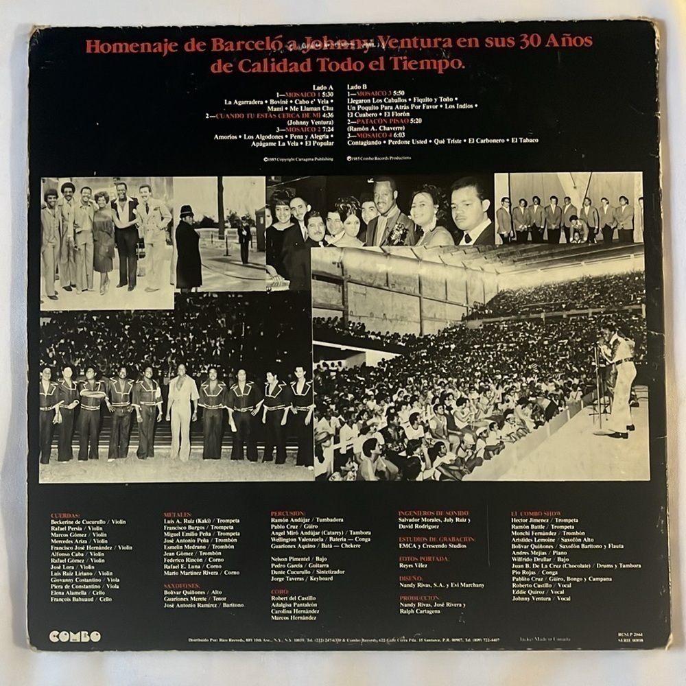JOHNNY VENTURA – "EL HOMBRE & SU MUSICA" VINYL RECORD ✨✨✨ - Picture 2 of 8